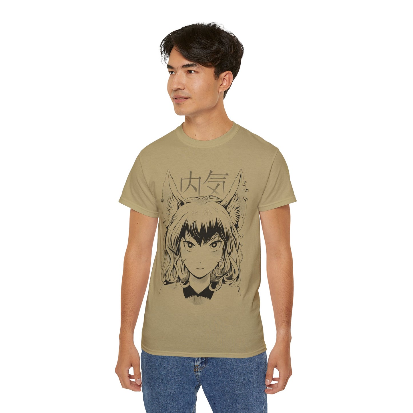 Mens Kitsune Girl Tee