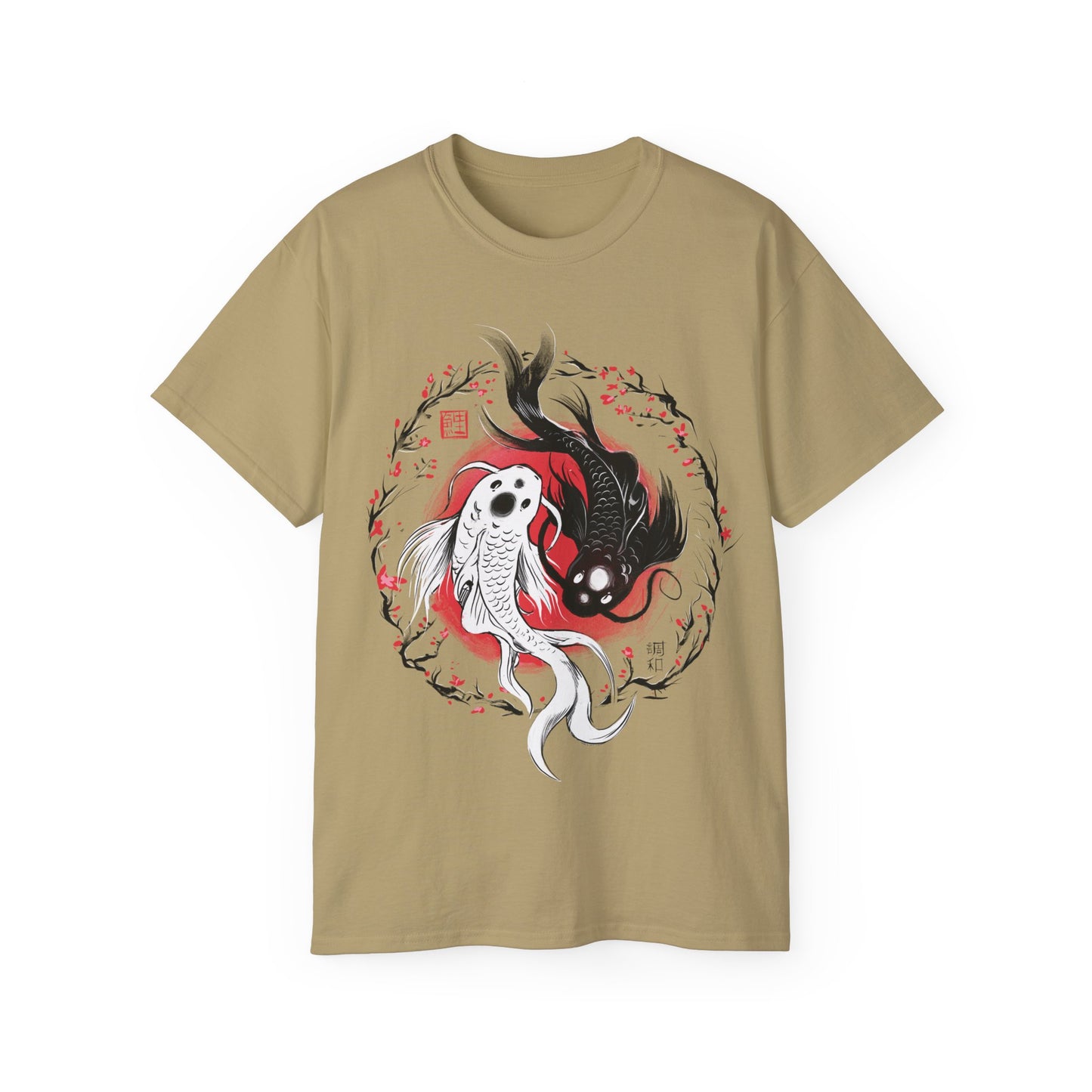 Womens Koi Yin Yang Tee