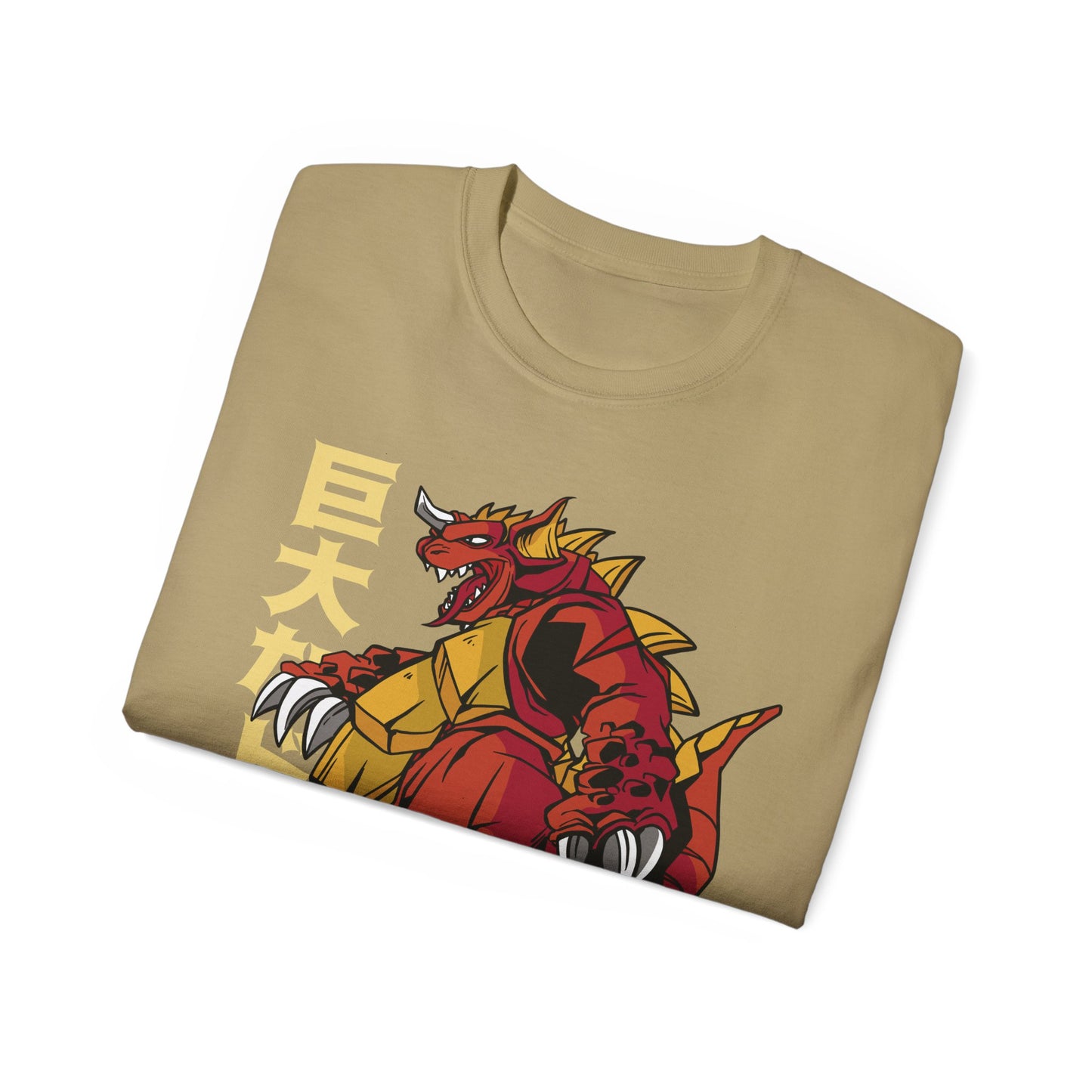 Womens Red Godzilla Tee