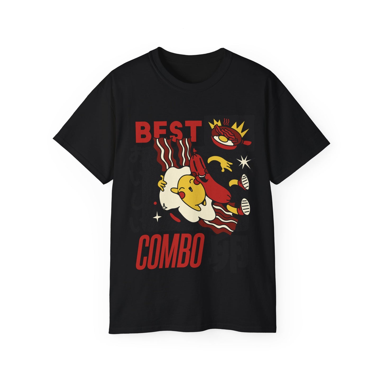 Womens Cartoon Breakfast Tee