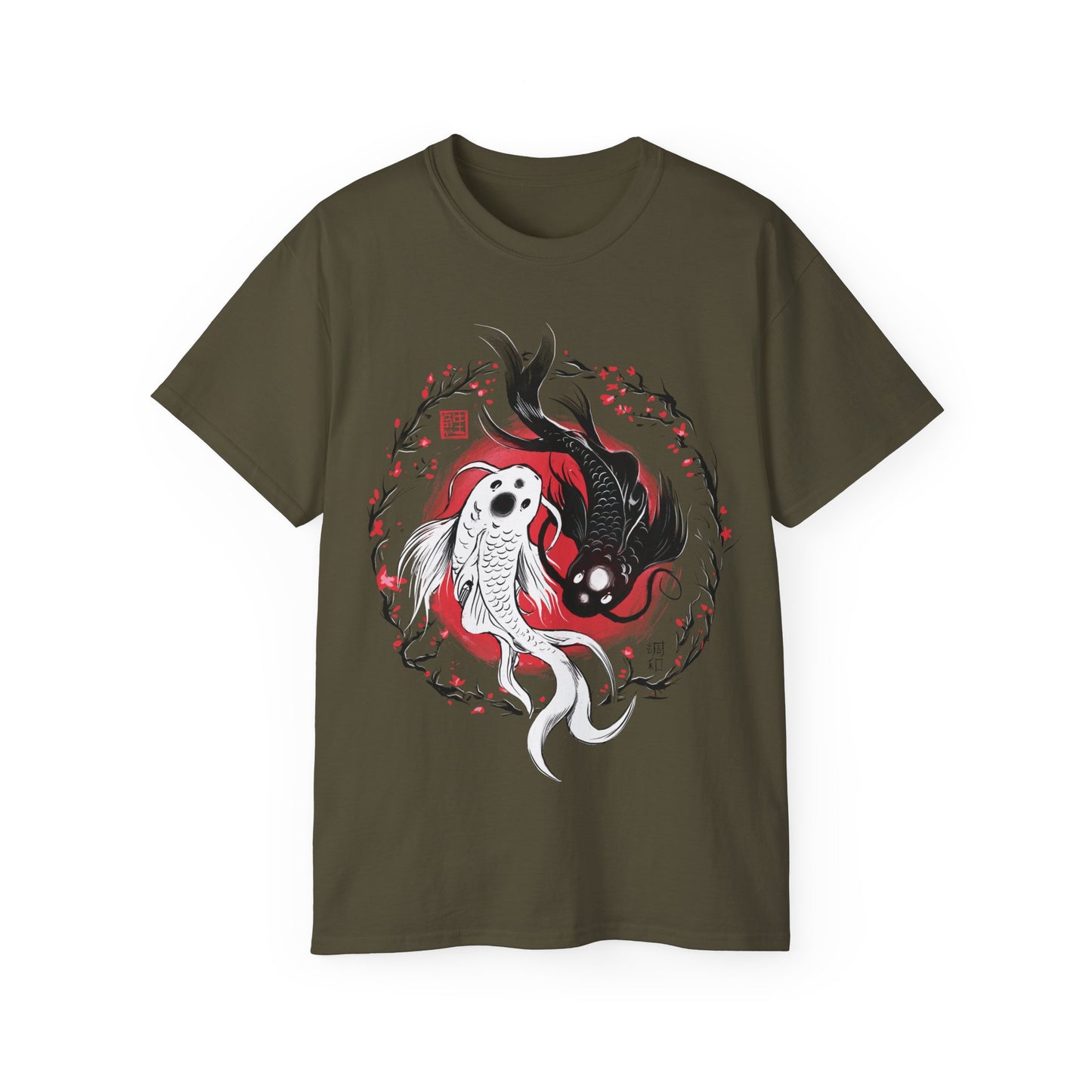 Womens Koi Yin Yang Tee