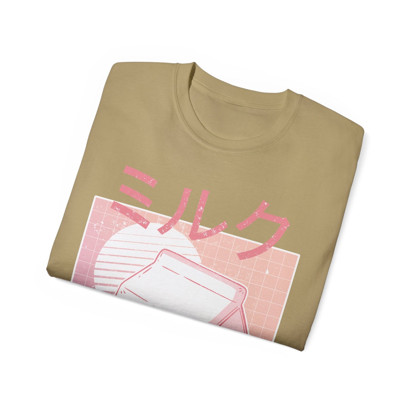 Womens Vaporwave Strawberry Milk Tee