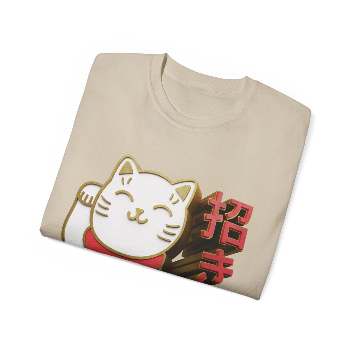 Womens Maneki Neko 3D Tee