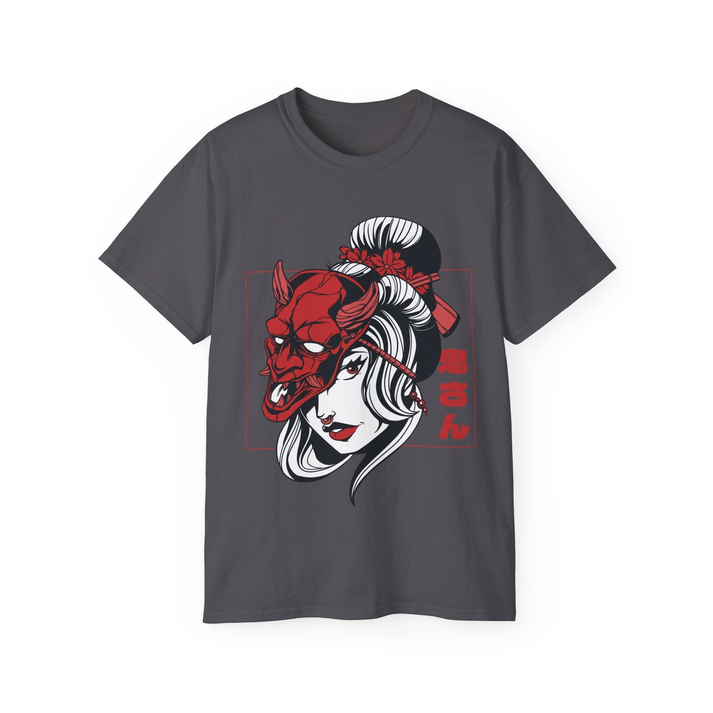 Mens Demon Mask Girl Tee