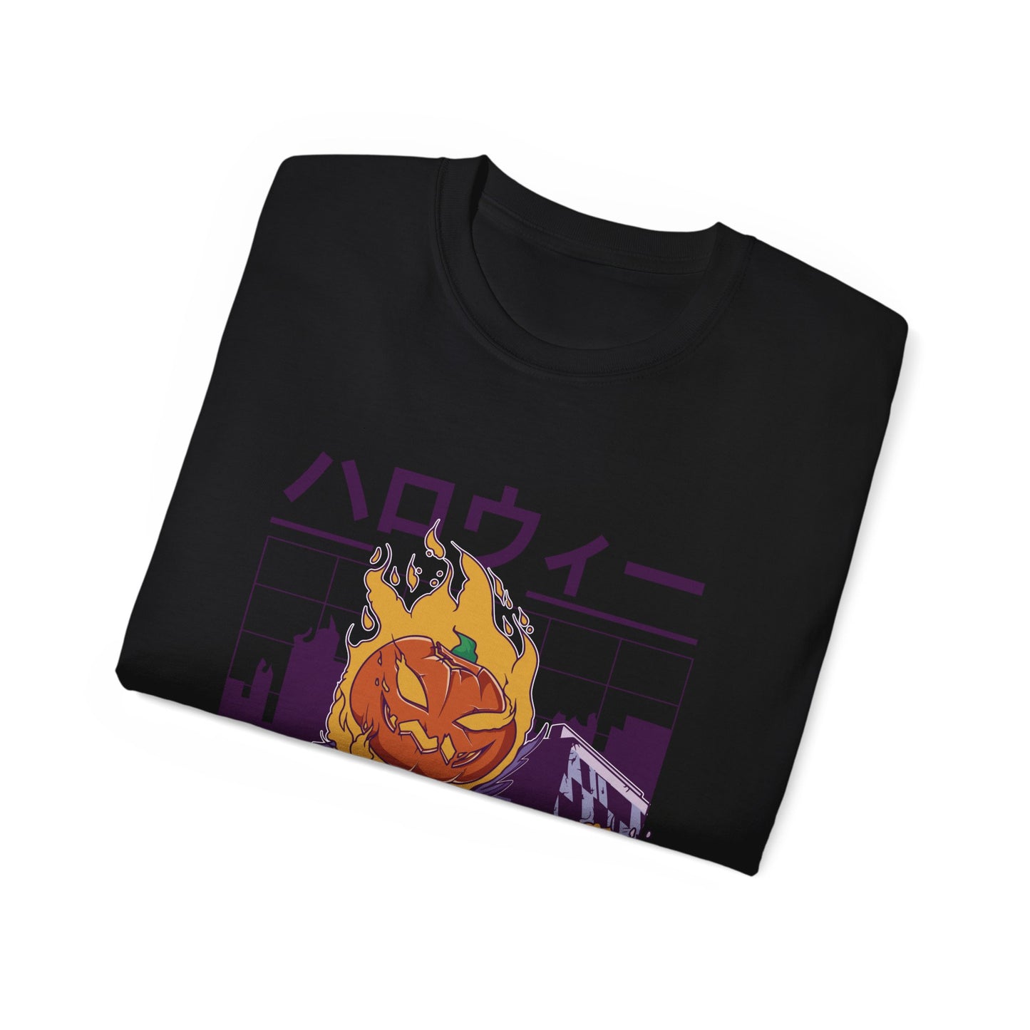 Womens Vaporwave Pumpkin Tee