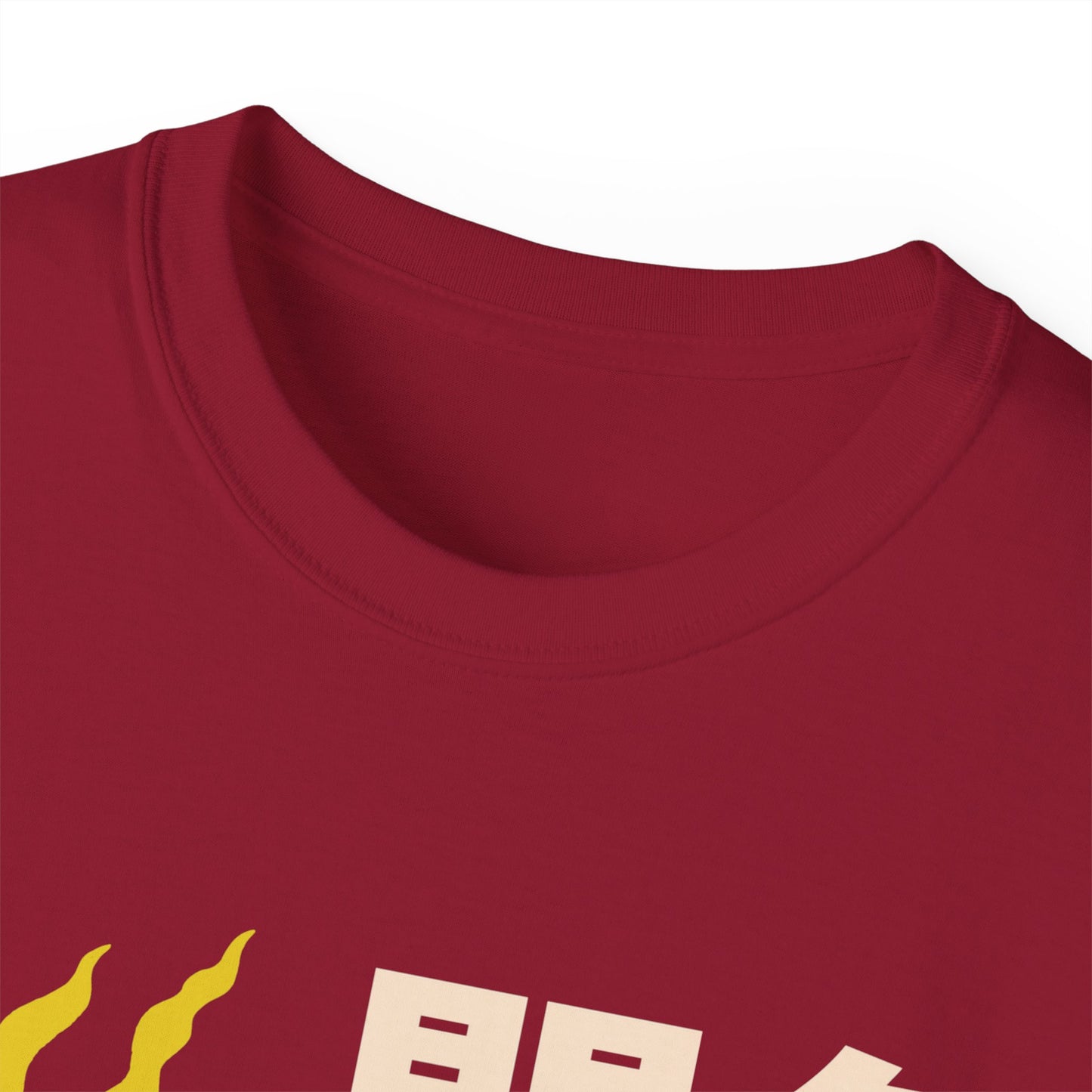 Womens Robot With Fire Tee