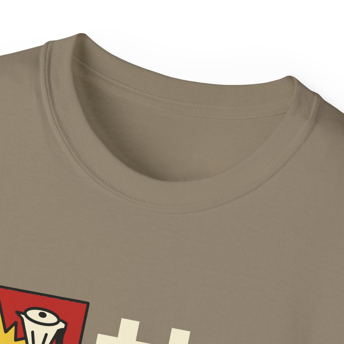 Womens Cartoon Croissant Tee