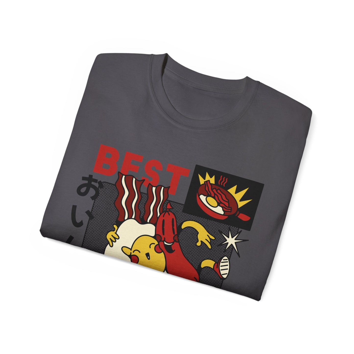 Womens Cartoon Breakfast Tee