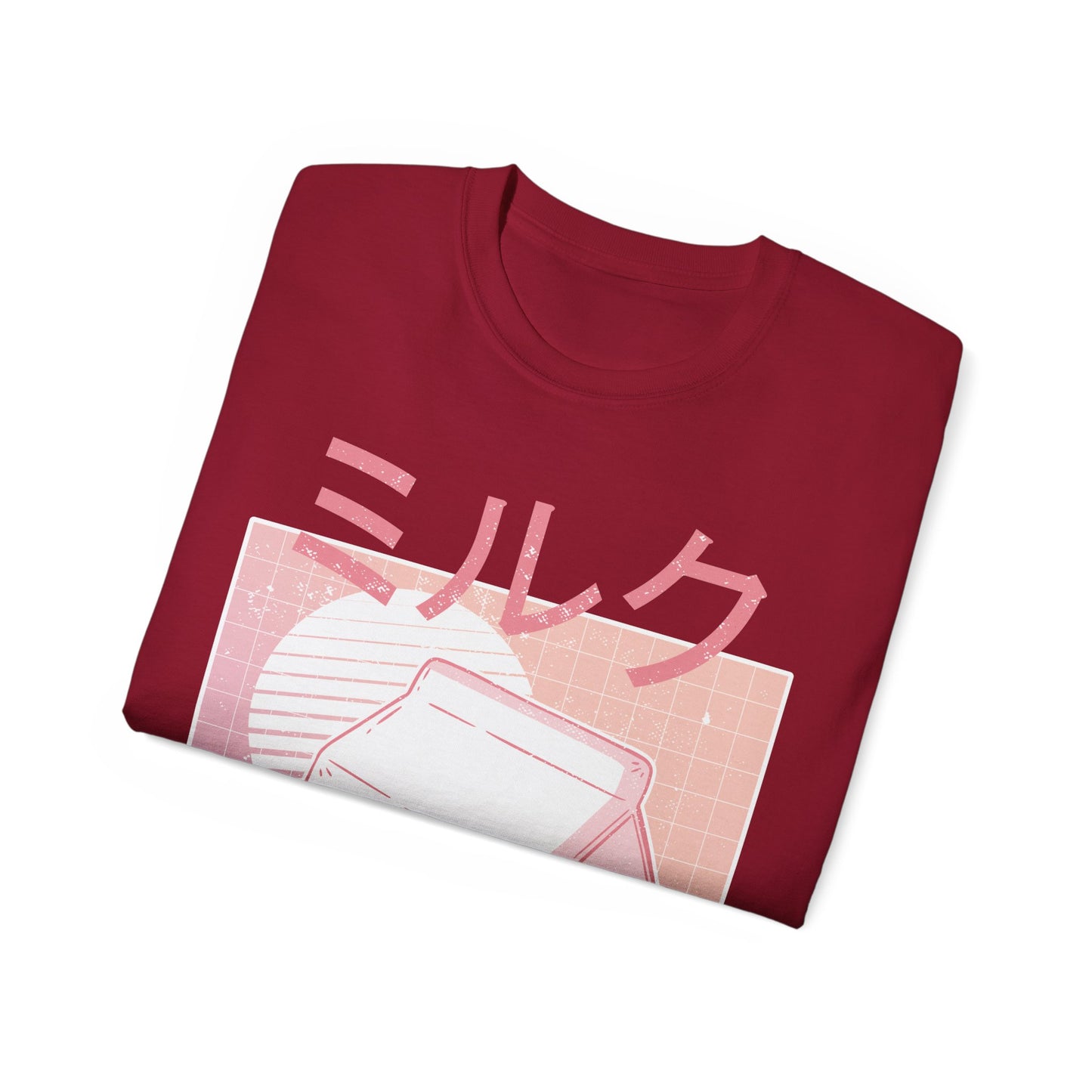 Womens Vaporwave Strawberry Milk Tee