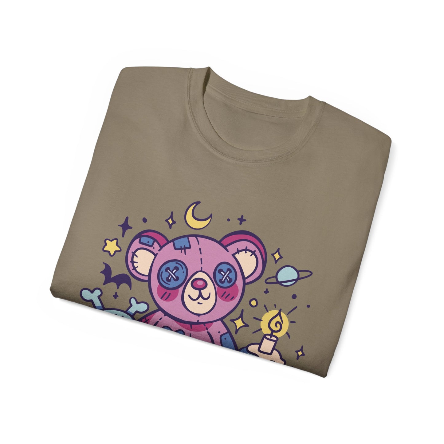 Womens Kawaii Goth Teddy Tee