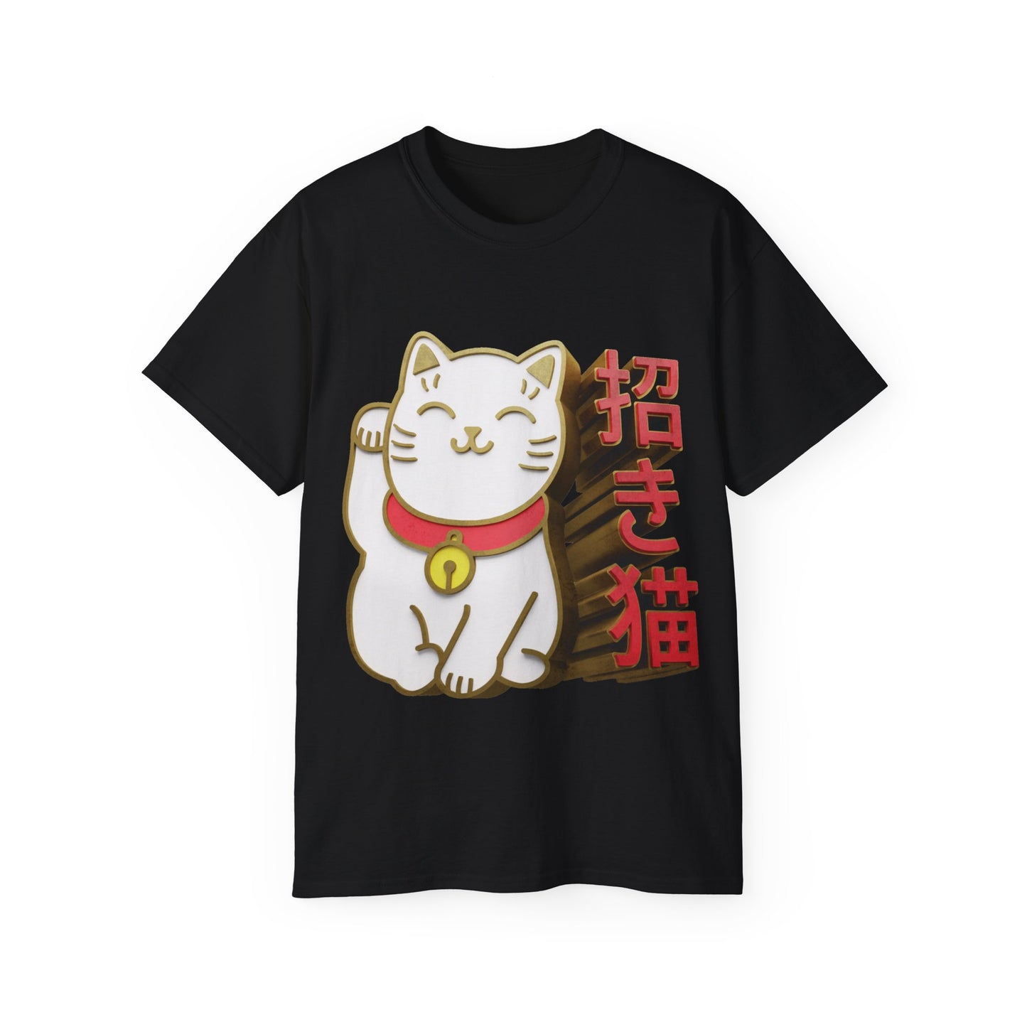 Womens Maneki Neko 3D Tee