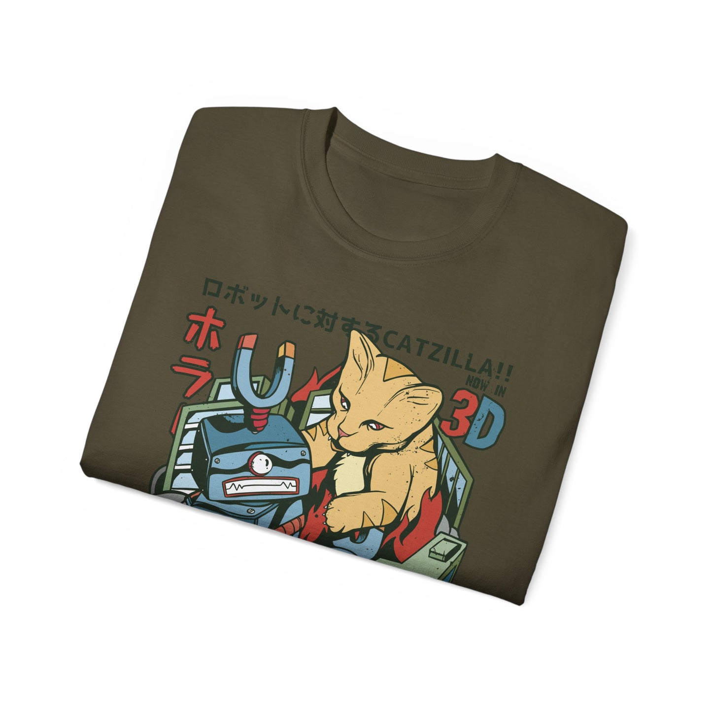 Womens Godzilla Cat Tee
