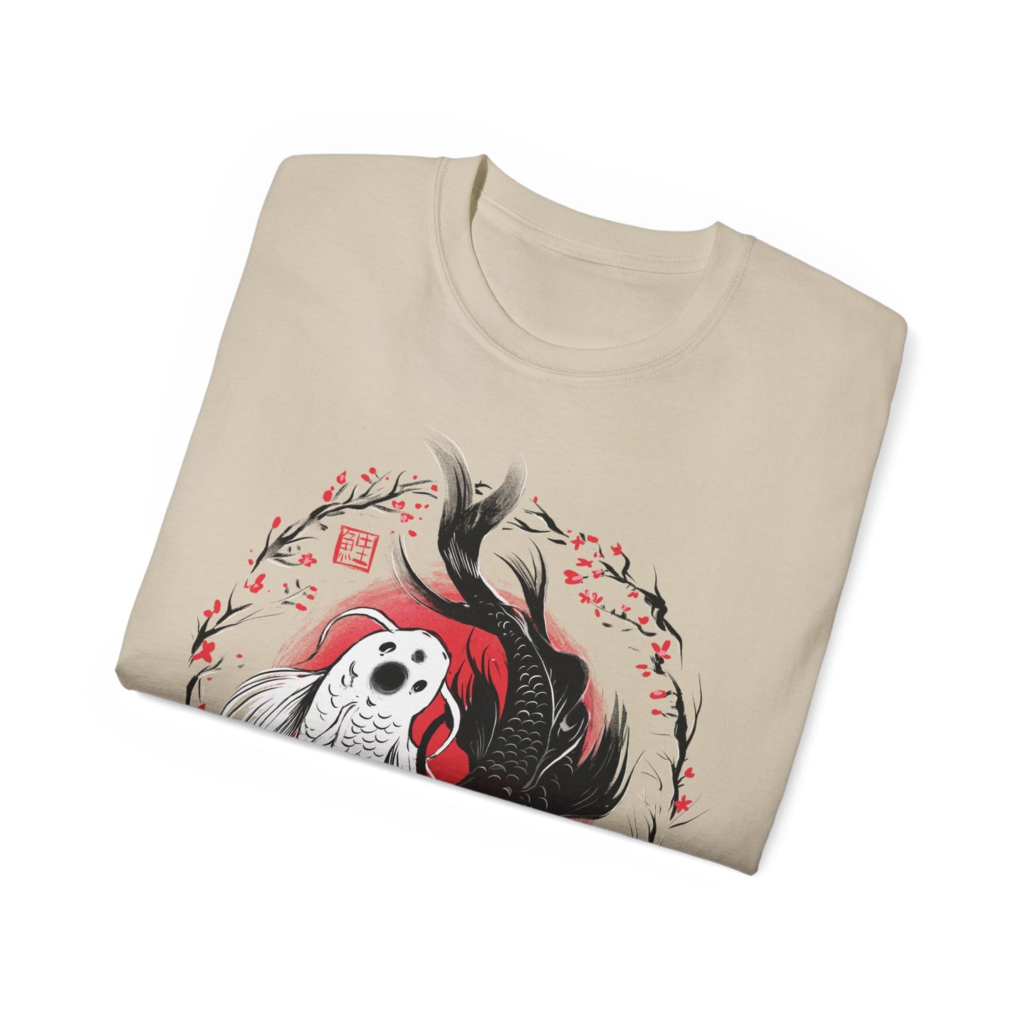 Womens Koi Yin Yang Tee
