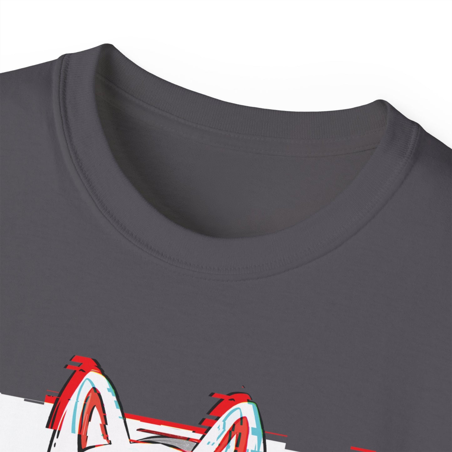 Womens Kitsune Mask Glitch Tee