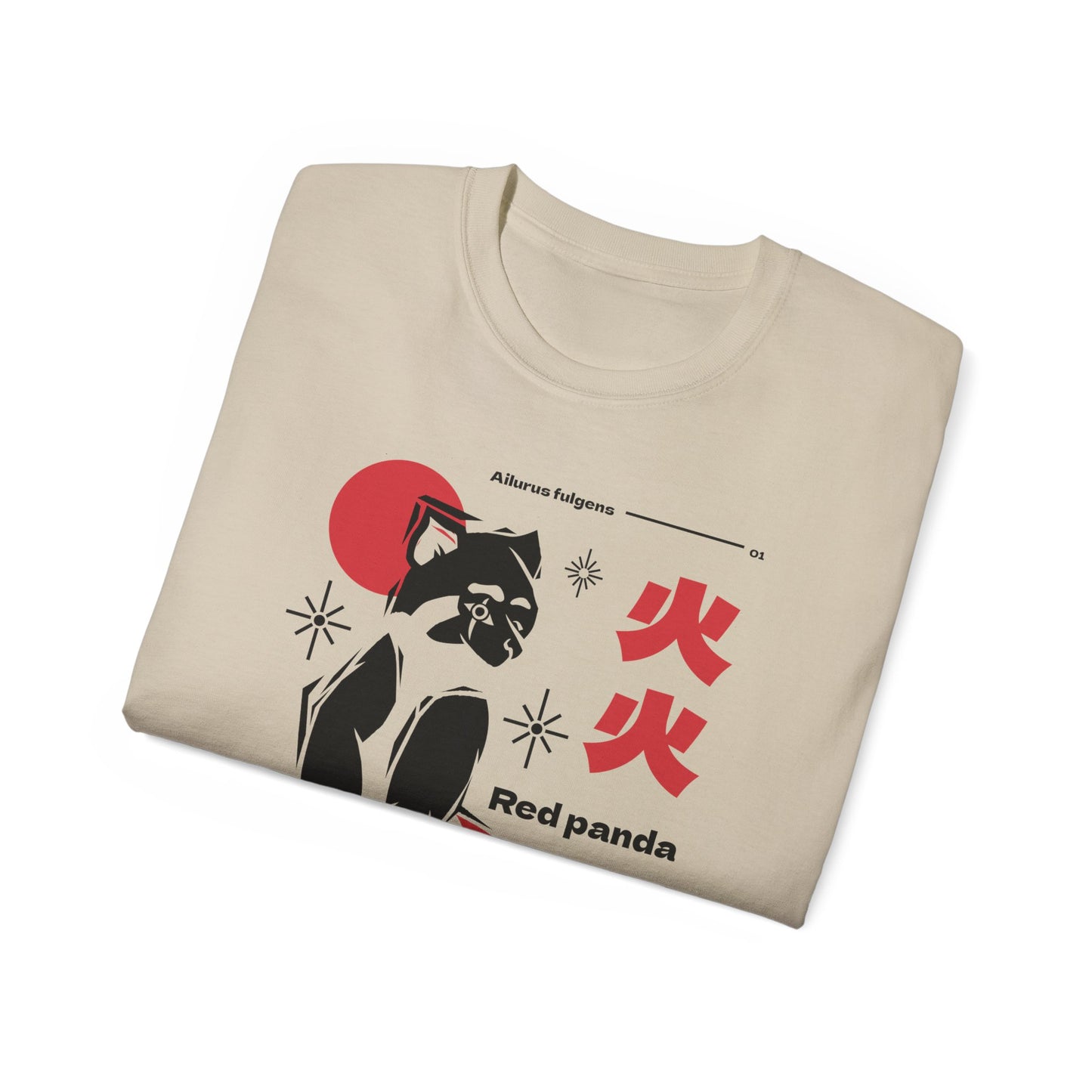 Mens Red Panda Art Tee
