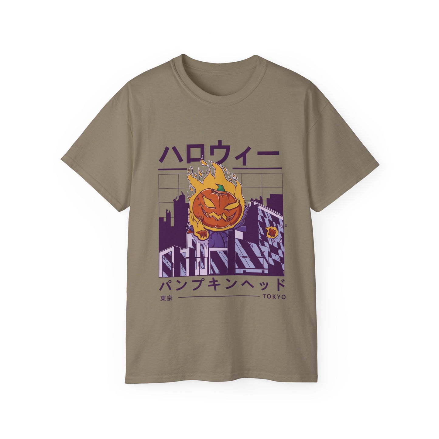 Mens Vaporwave Pumpkin Tee