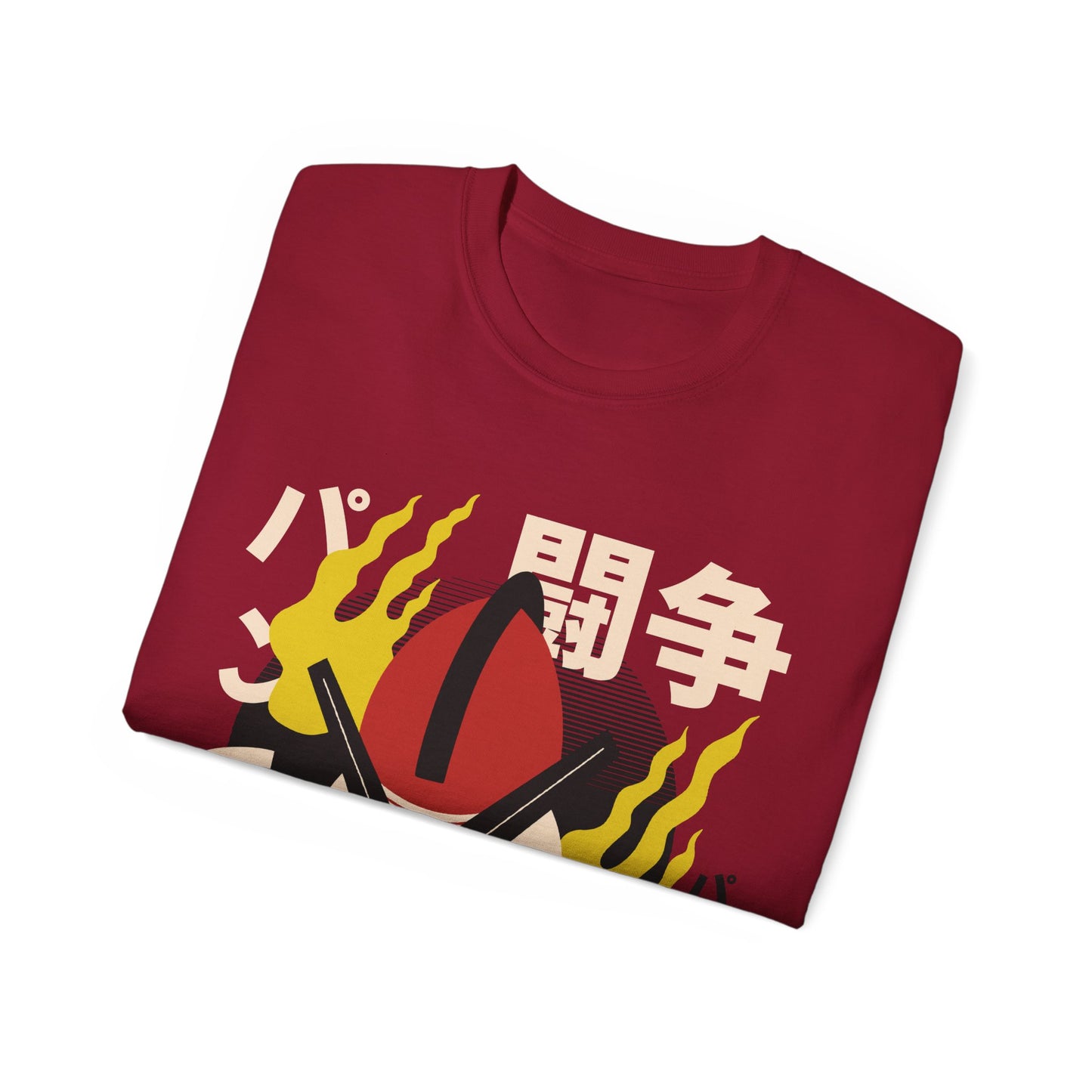Womens Robot With Fire Tee