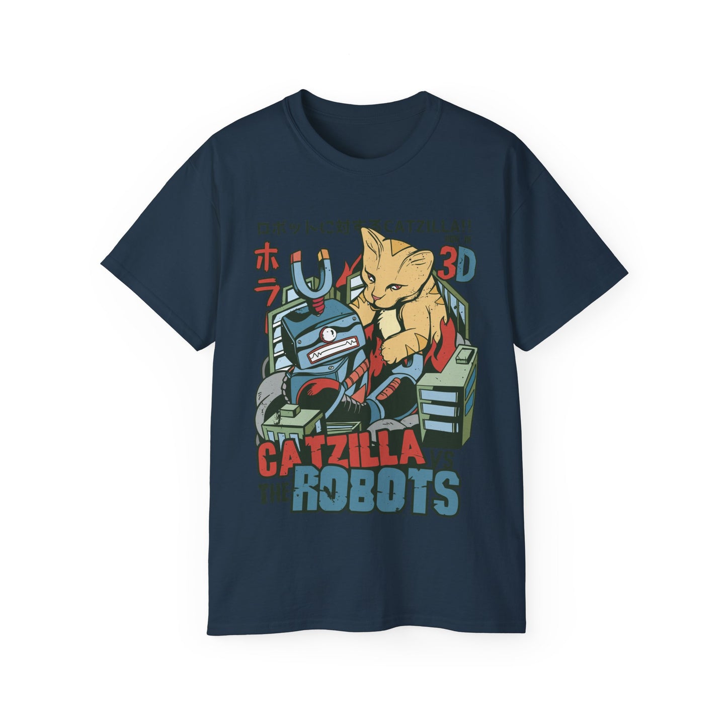 Womens Godzilla Cat Tee