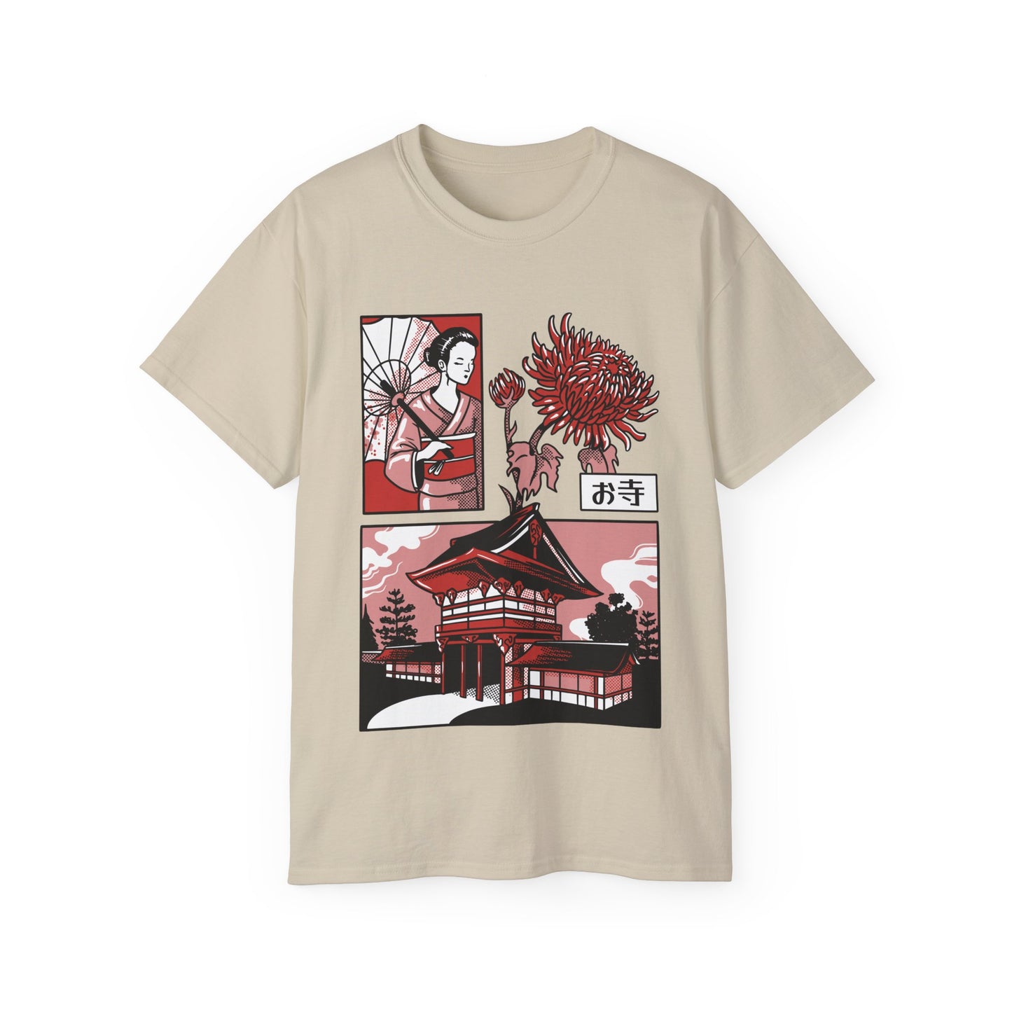 Womens Comic Geisha Tee