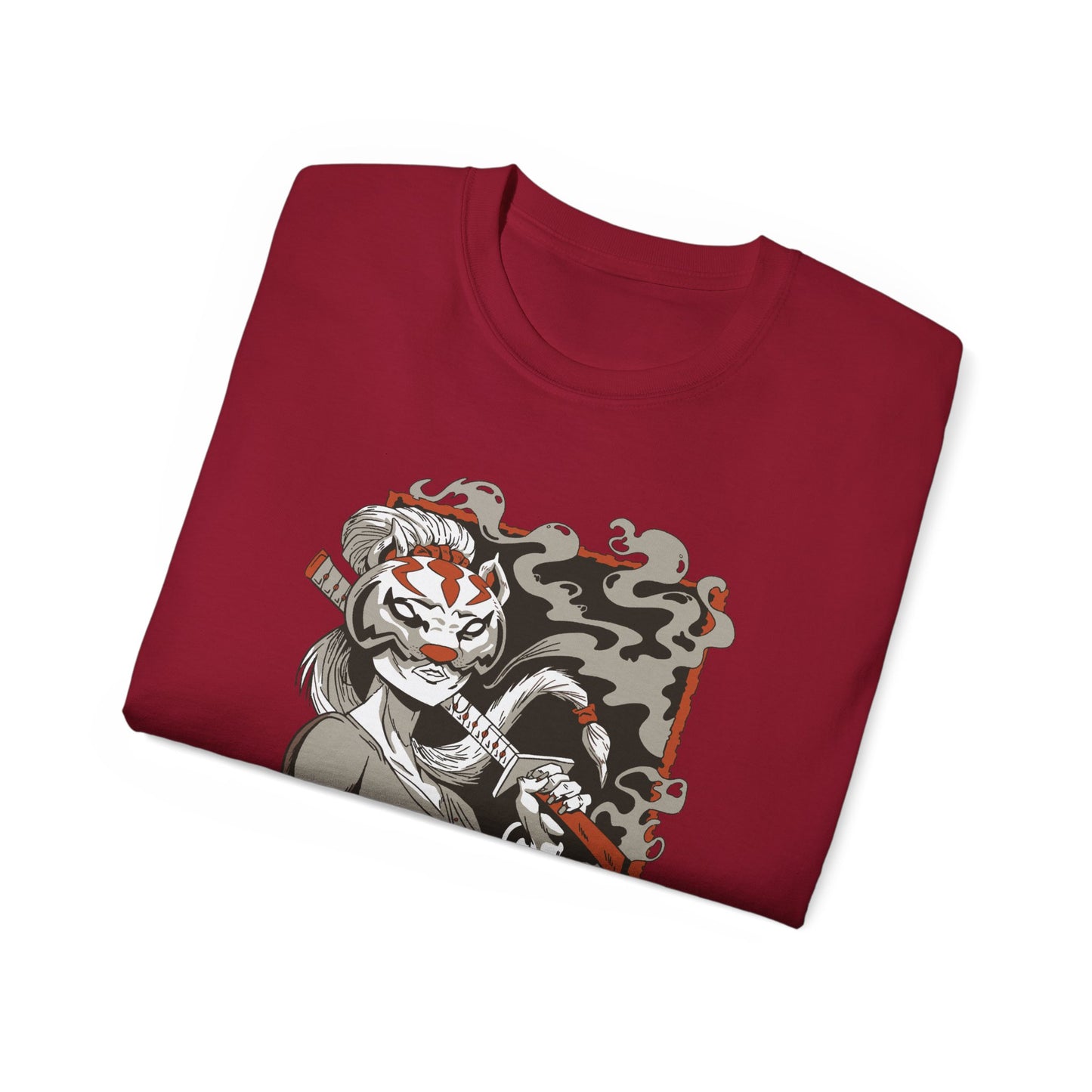 Womens Samurai Mask Girl Tee