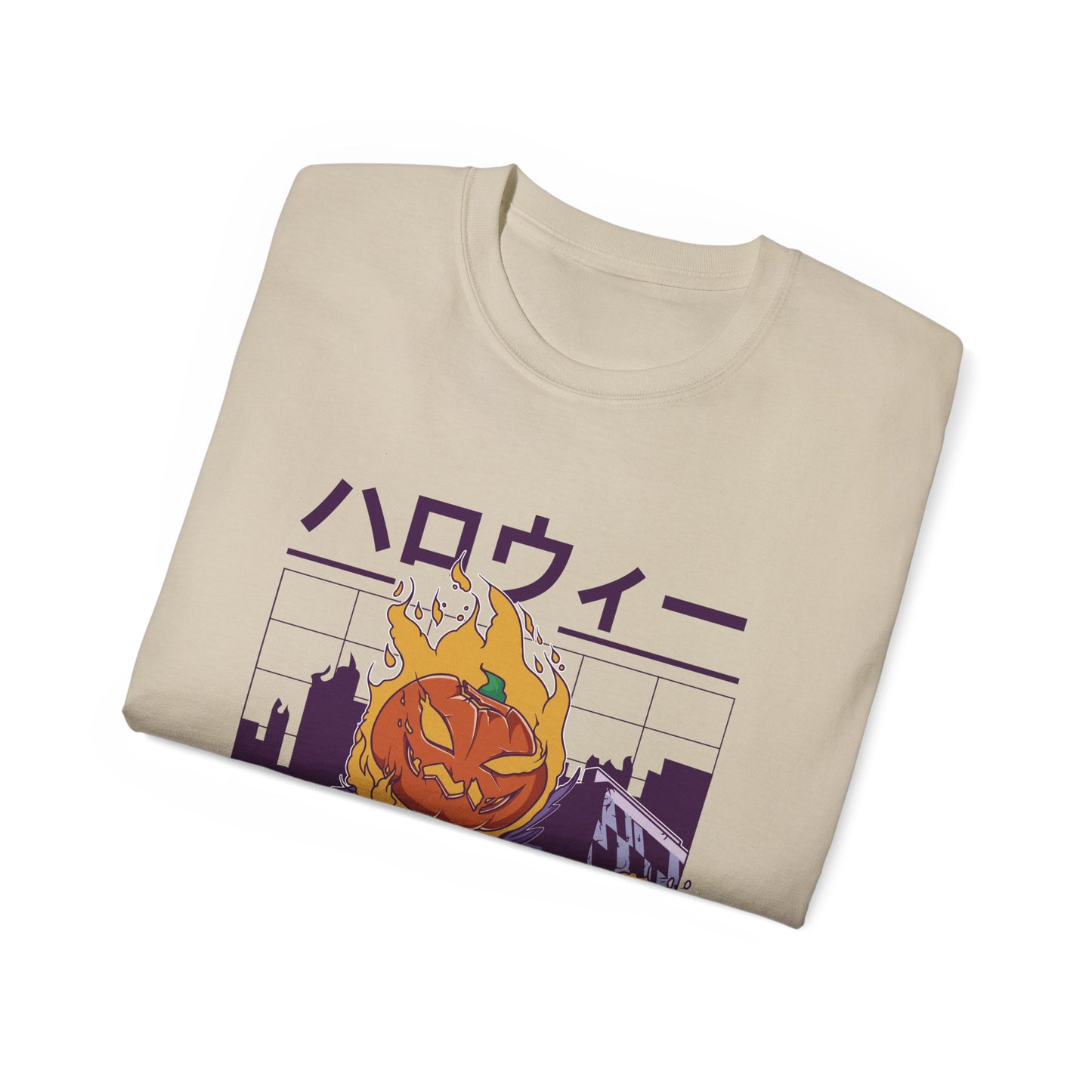 Womens Vaporwave Pumpkin Tee