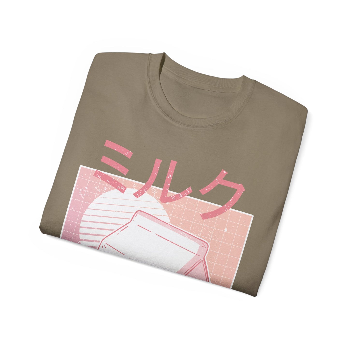 Womens Vaporwave Strawberry Milk Tee