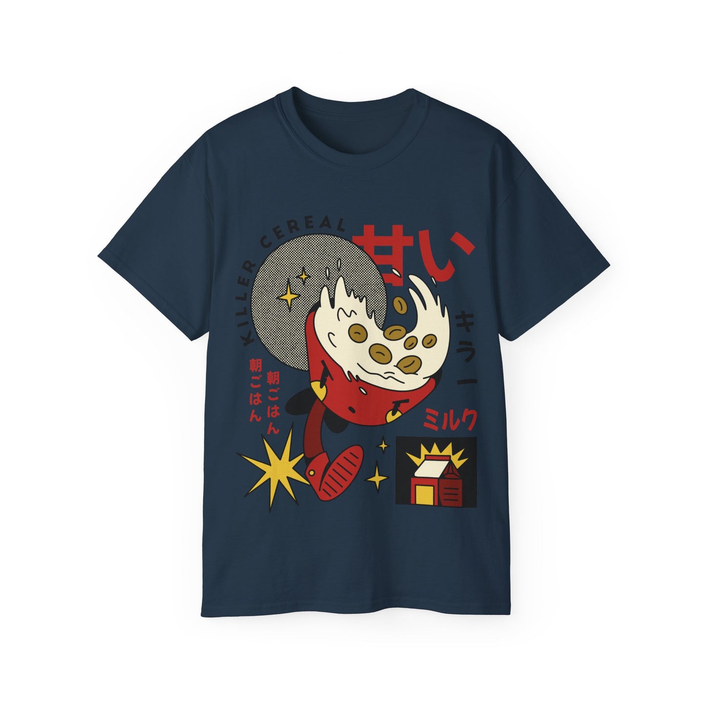 Womens Cartoon Cereal Killer Tee