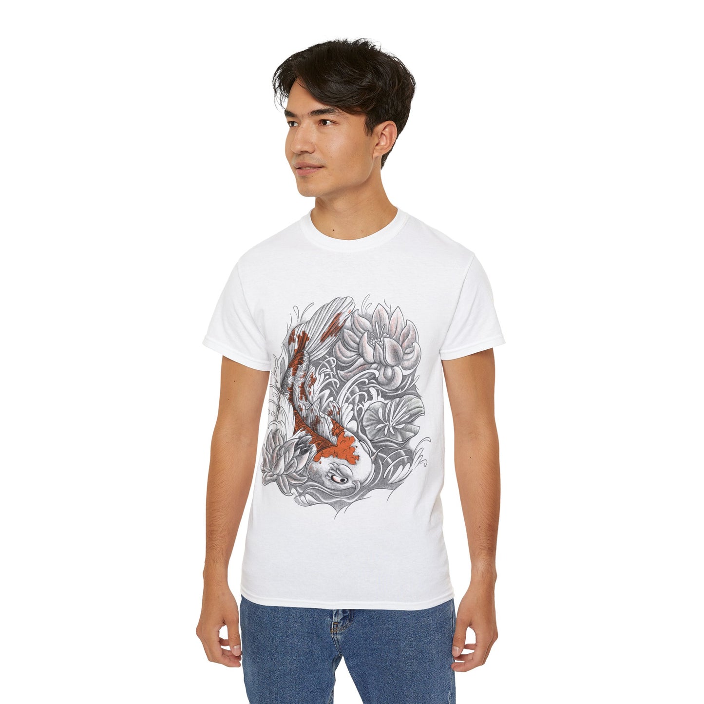 Mens Vintage Fish Tee