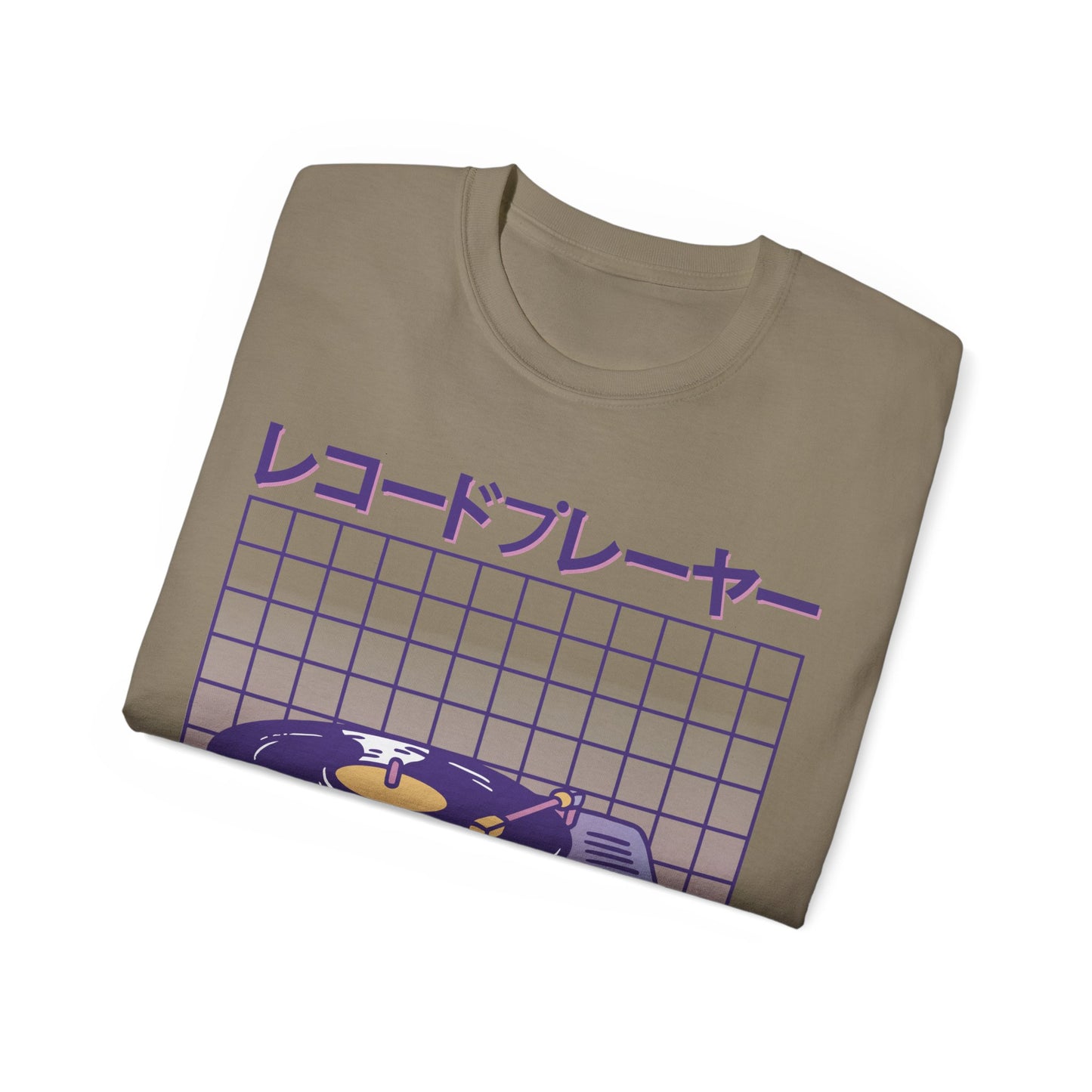 Womens Vaporwave Turntable Tee