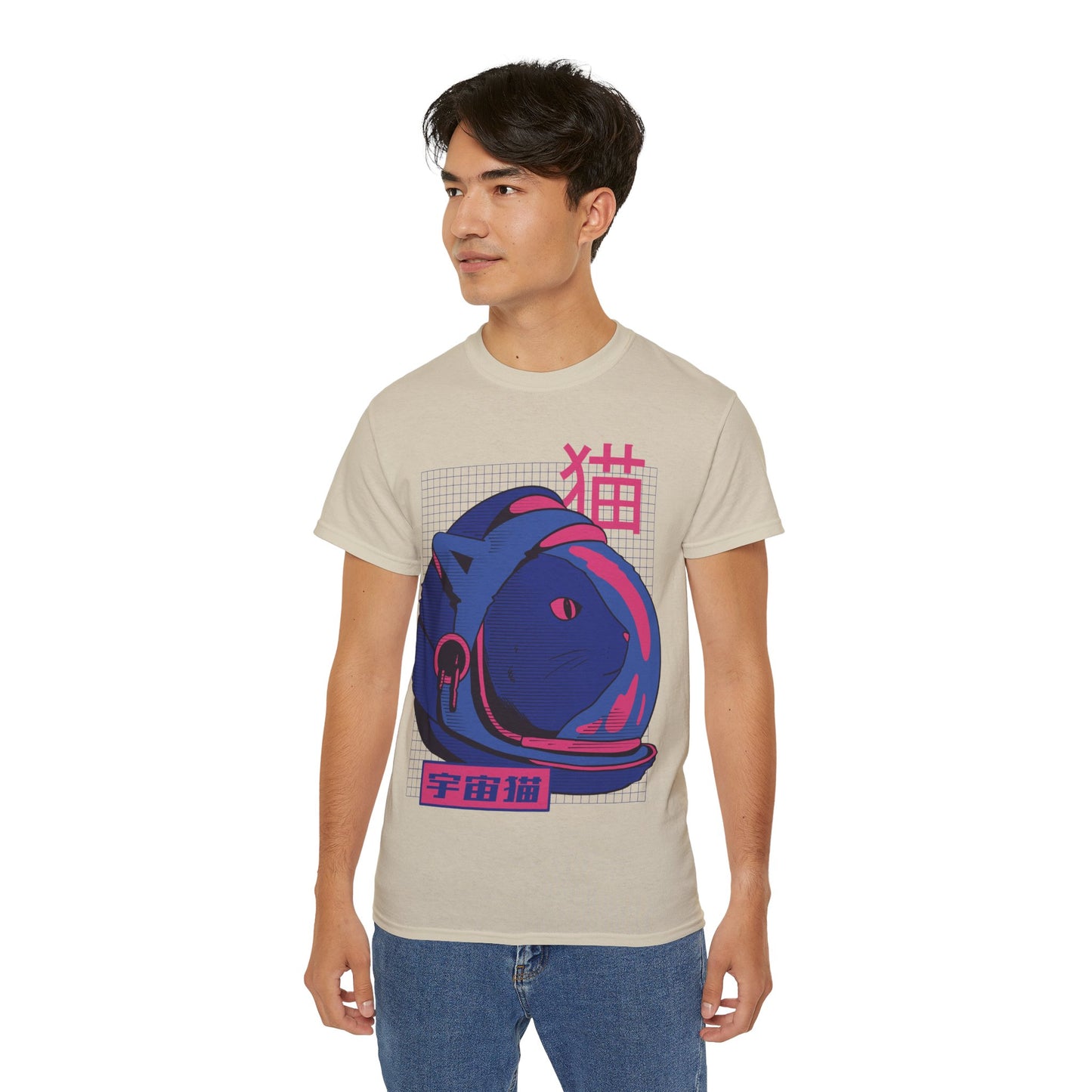 Mens Space Cat Tee