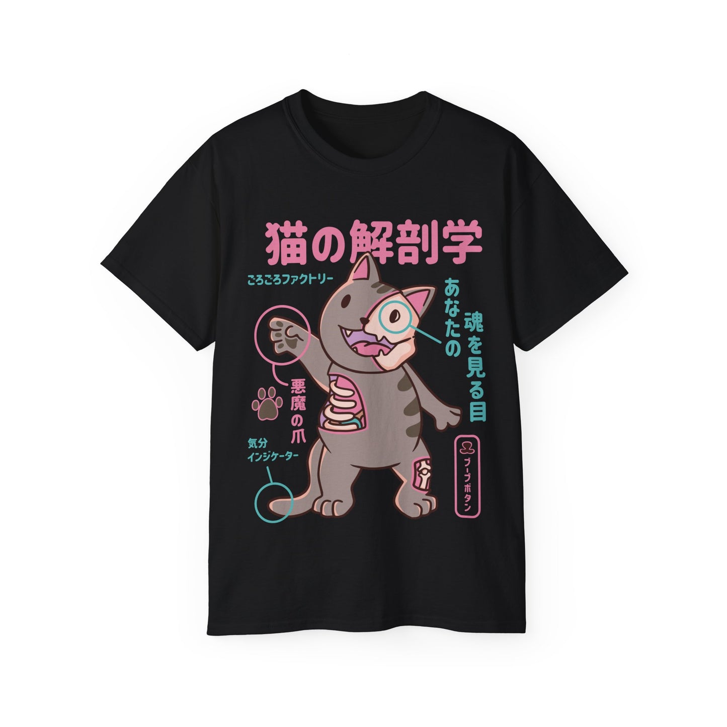 Womens Cat Anatomy Tee