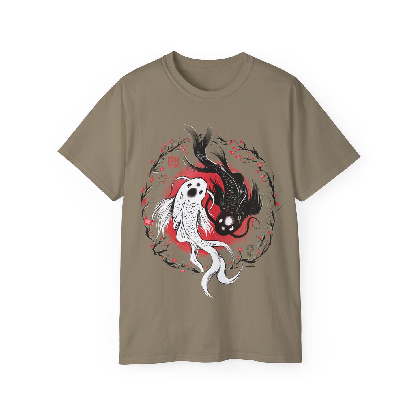 Womens Koi Yin Yang Tee