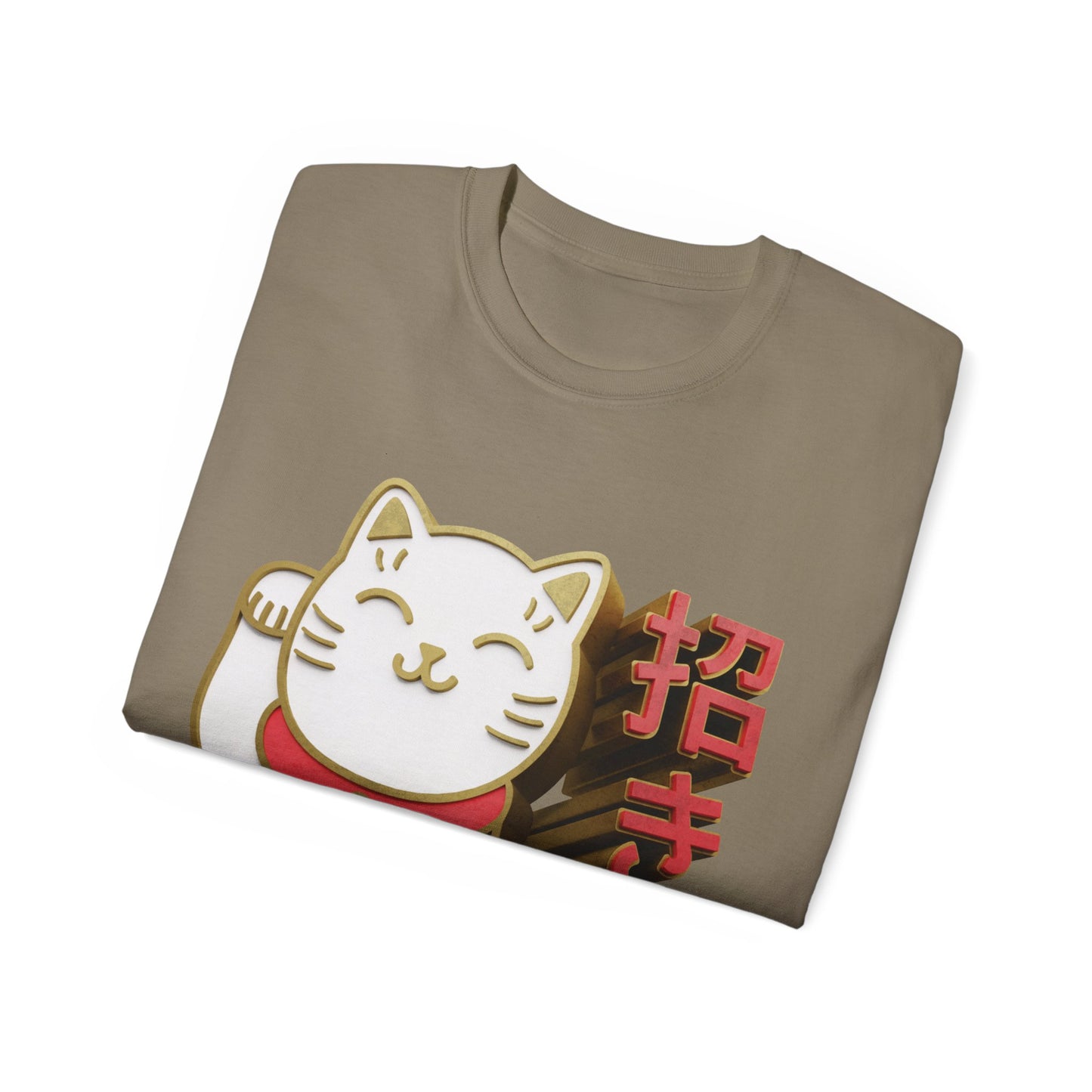 Womens Maneki Neko 3D Tee