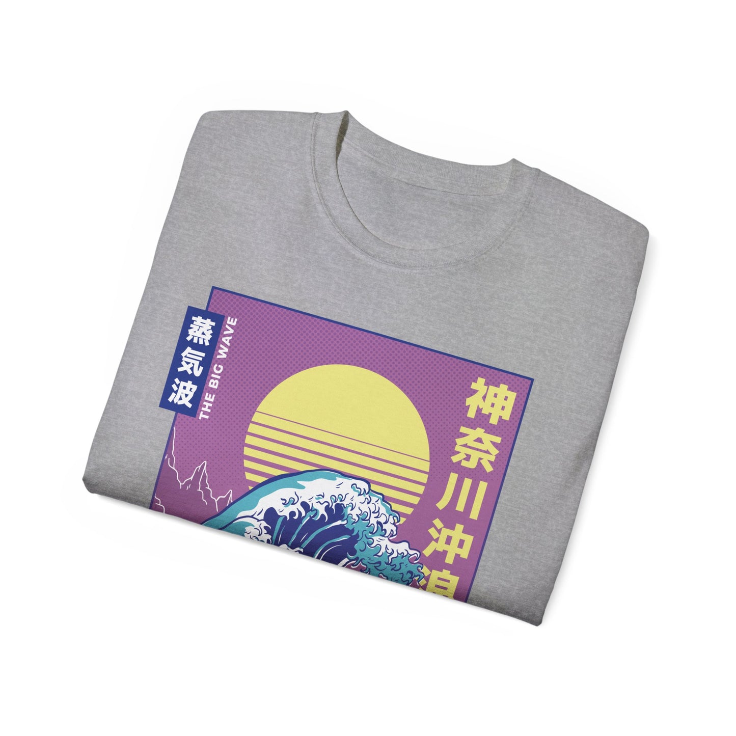 Mens Vaporwave Wave Tee