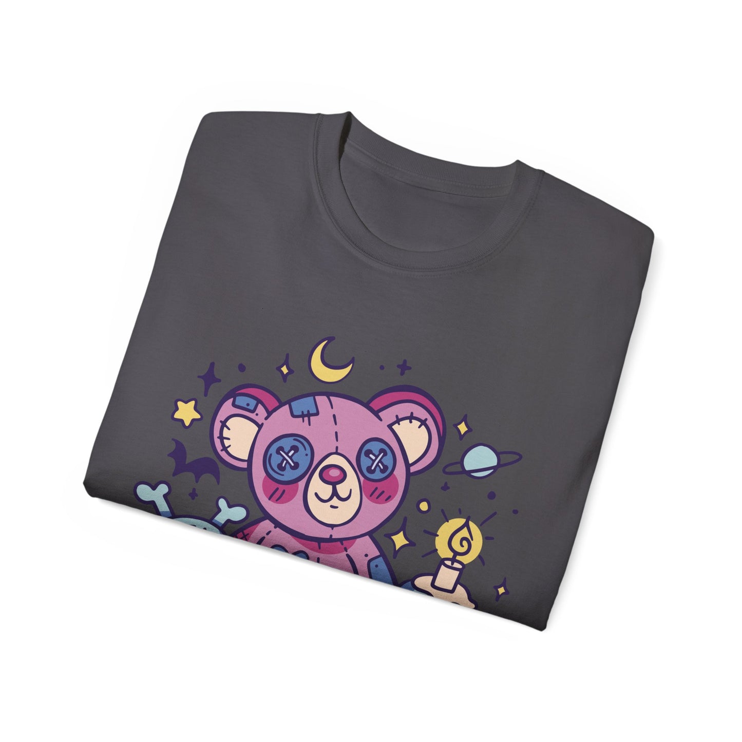 Womens Kawaii Goth Teddy Tee