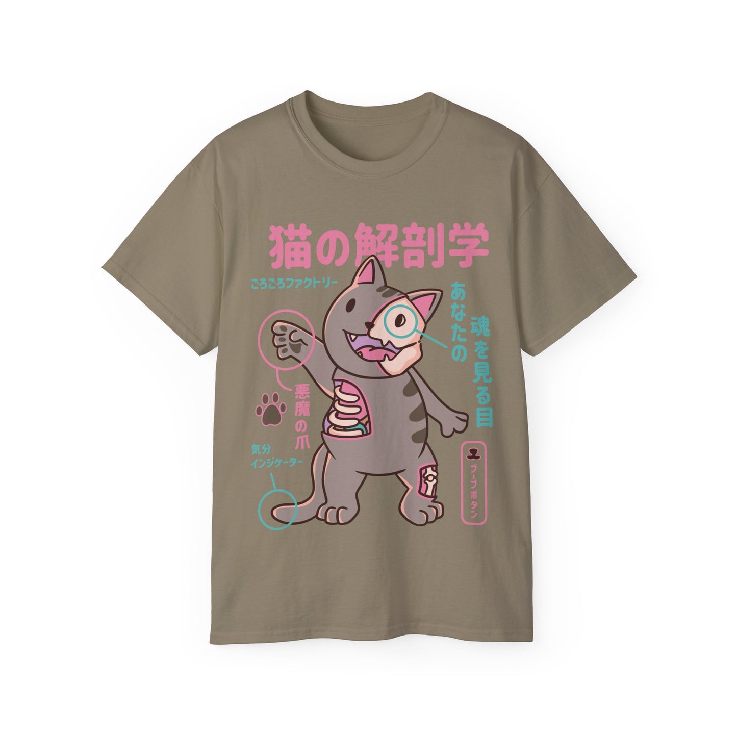 Womens Cat Anatomy Tee