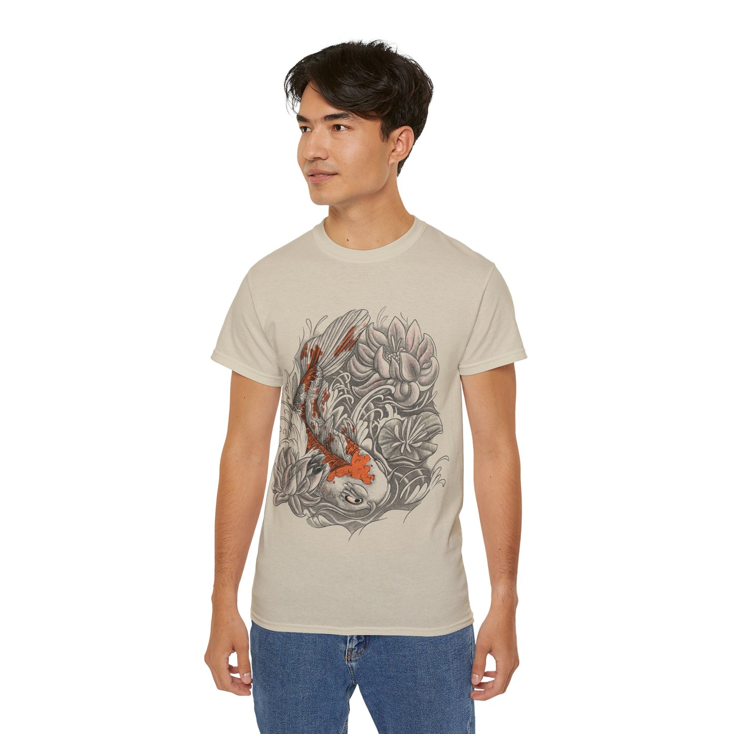 Mens Vintage Fish Tee