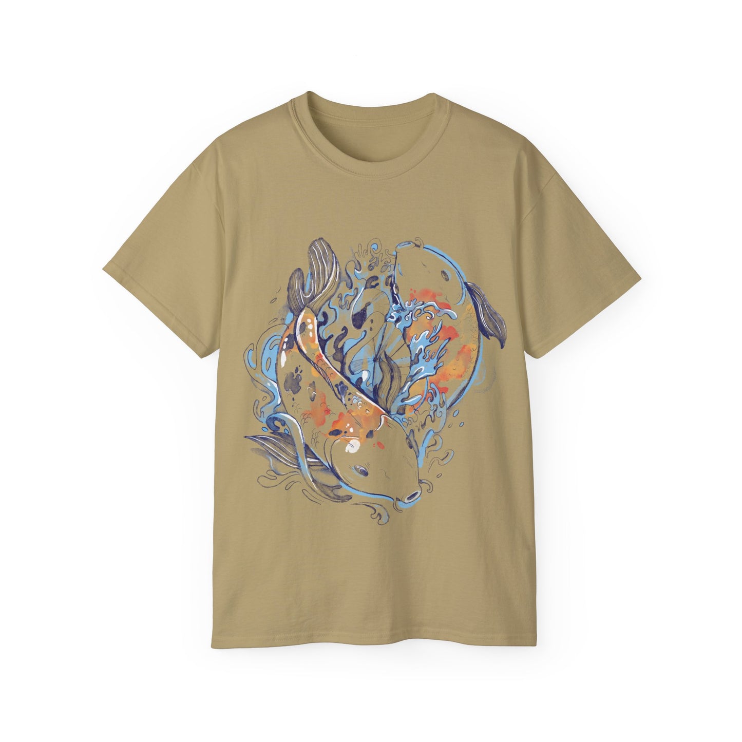 Womens Koi Watercolour Tee