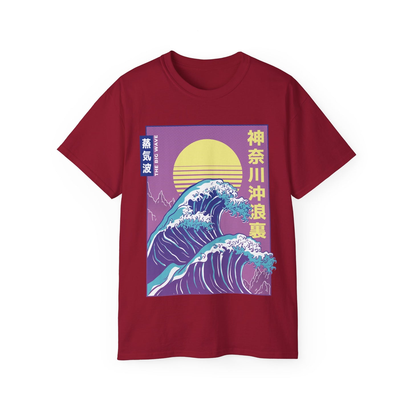 Mens Vaporwave Wave Tee