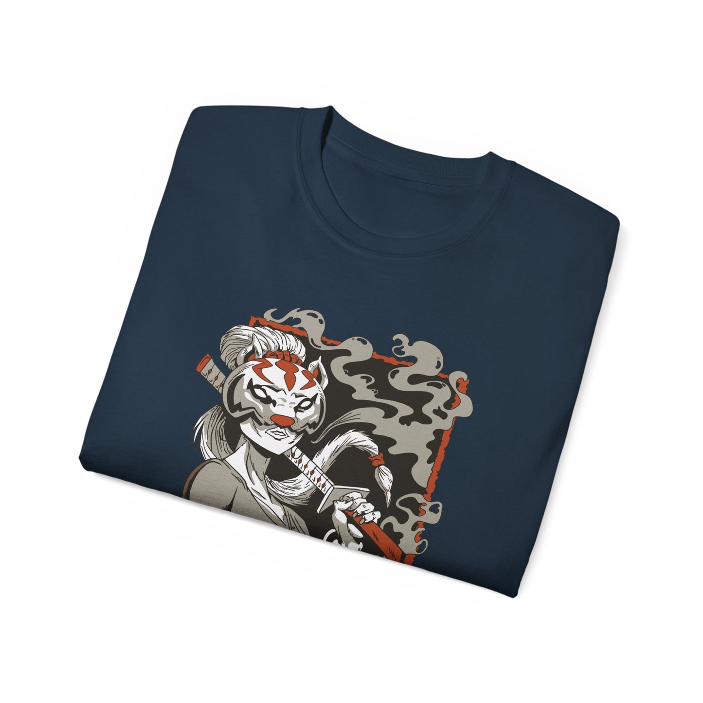 Womens Samurai Mask Girl Tee