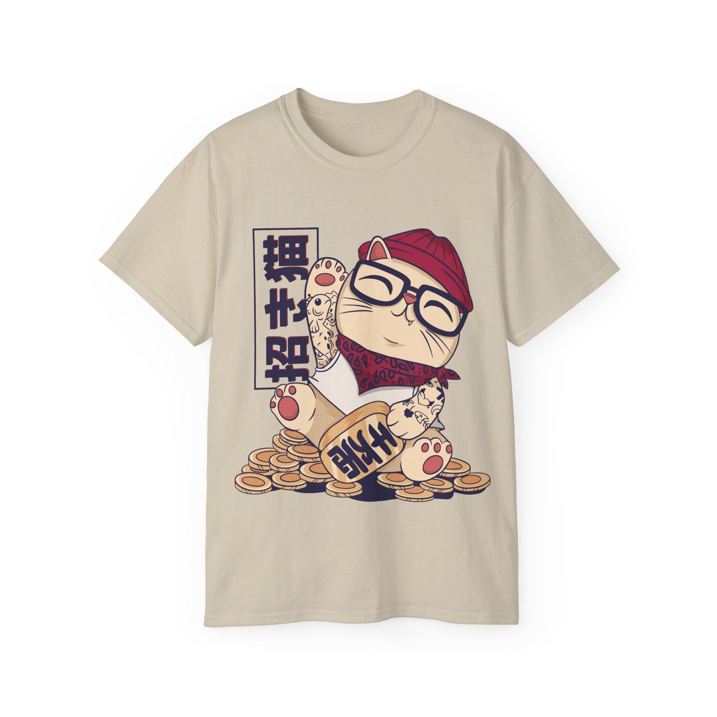 Womens Cool Maneki Neko Tee