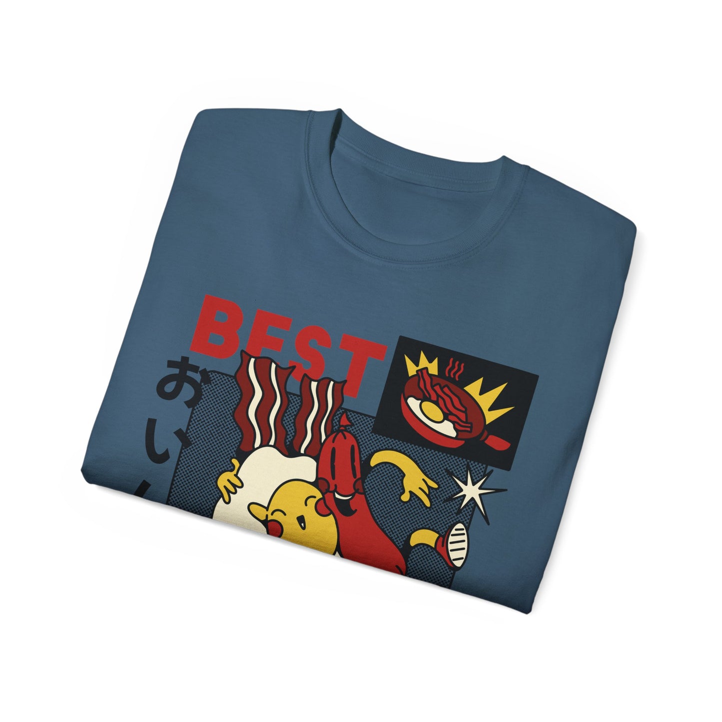 Womens Cartoon Breakfast Tee