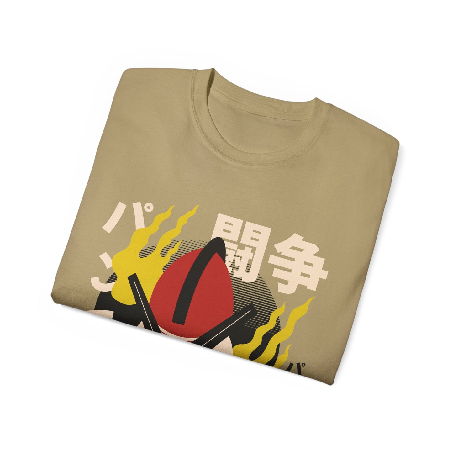 Womens Robot With Fire Tee