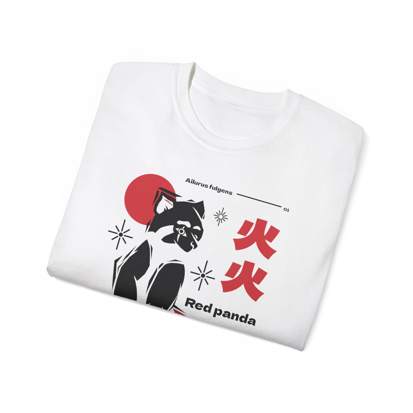 Mens Red Panda Art Tee