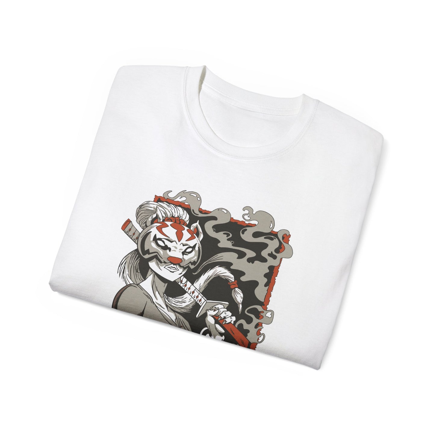 Womens Samurai Mask Girl Tee