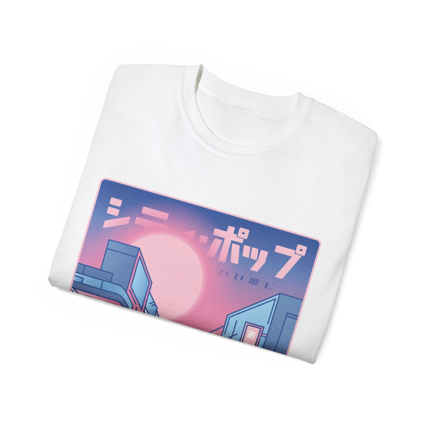 Womens Vaporwave City Tee