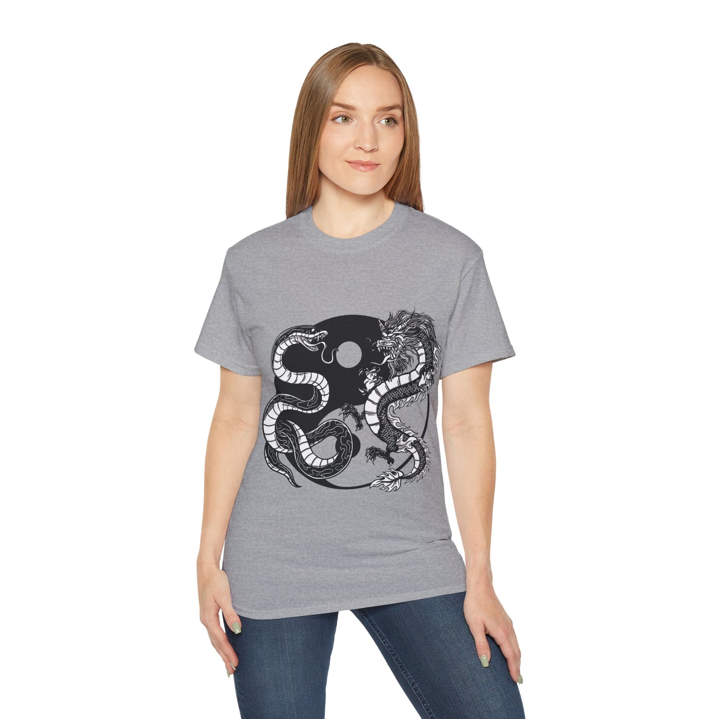 Mens Yin Yang Dragon Tee
