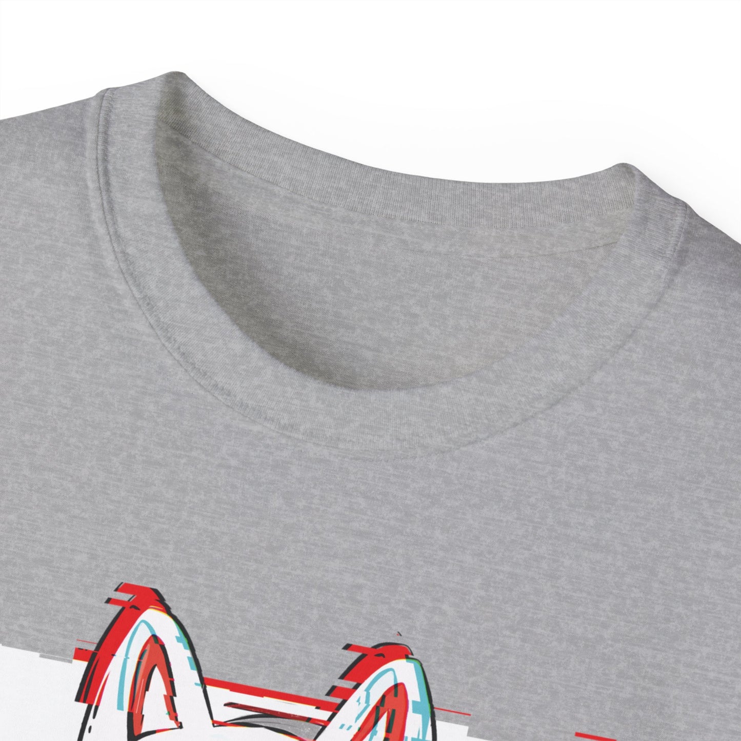 Womens Kitsune Mask Glitch Tee