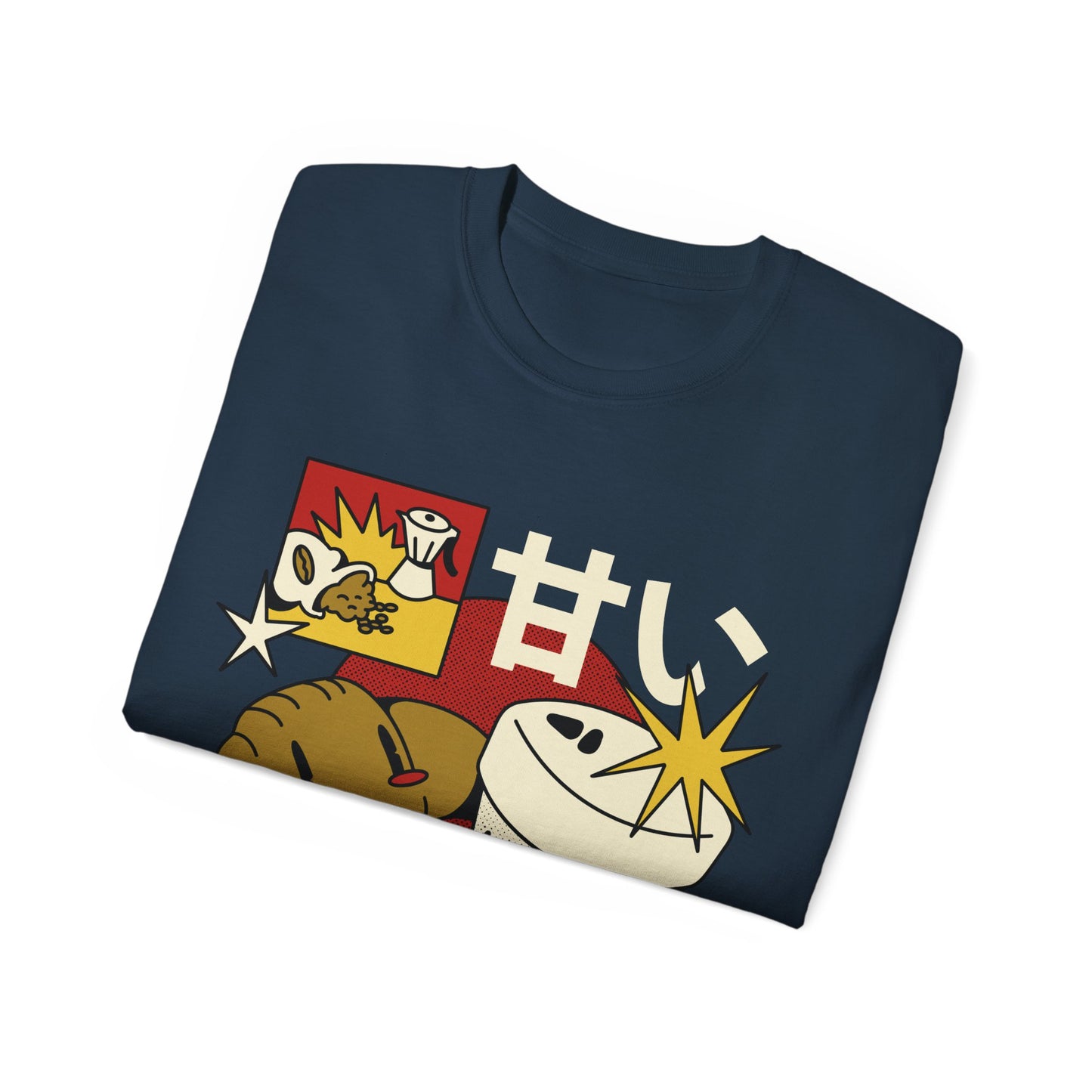 Womens Cartoon Croissant Tee