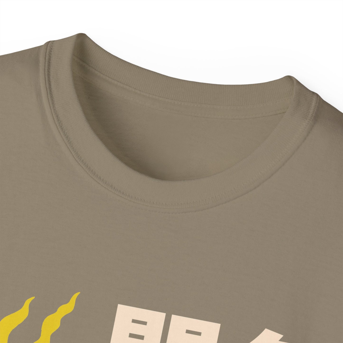 Womens Robot With Fire Tee